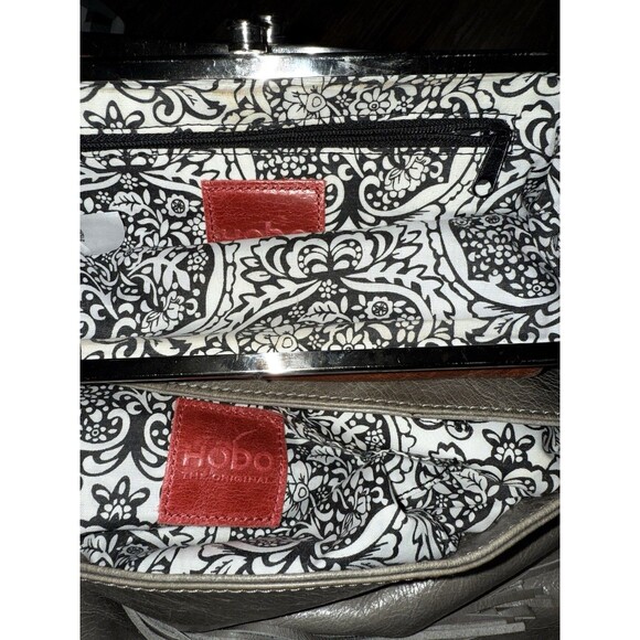 Rare Hobo Grey Leather Purse, Black + Brown Leather Cluthes, Millie Hobo Lot - Picture 7 of 9